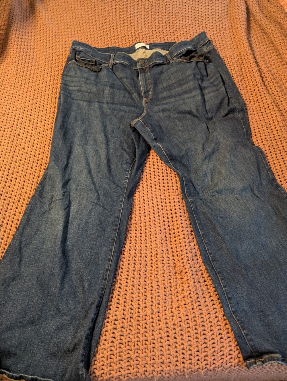 Classic Dark Blue Denim Jeans